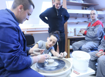 Varsavia, Polonia (2014): progetto ceramica per ragazzi a rischio