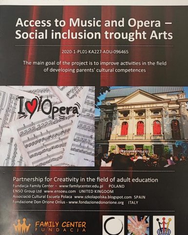 Progetto A.M.O.S Access to Music and Opera – Social inclusion trought Arts 2020: una serata al Teatro Brancaccio di Roma